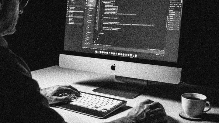 Code d’un site WordPress à l’écran